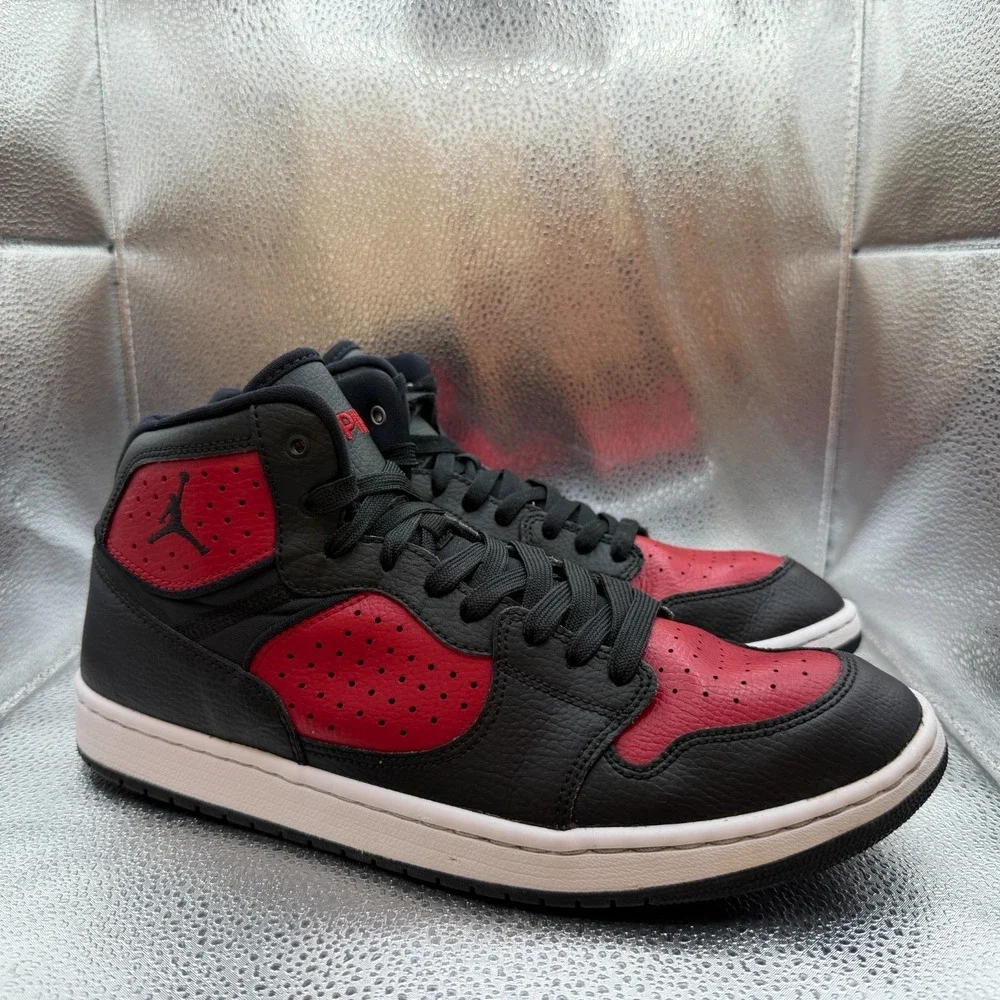 Size 11 Nike Air Jordan Access Black Gym Red White Mens Sneaker Shoes AR3762-006